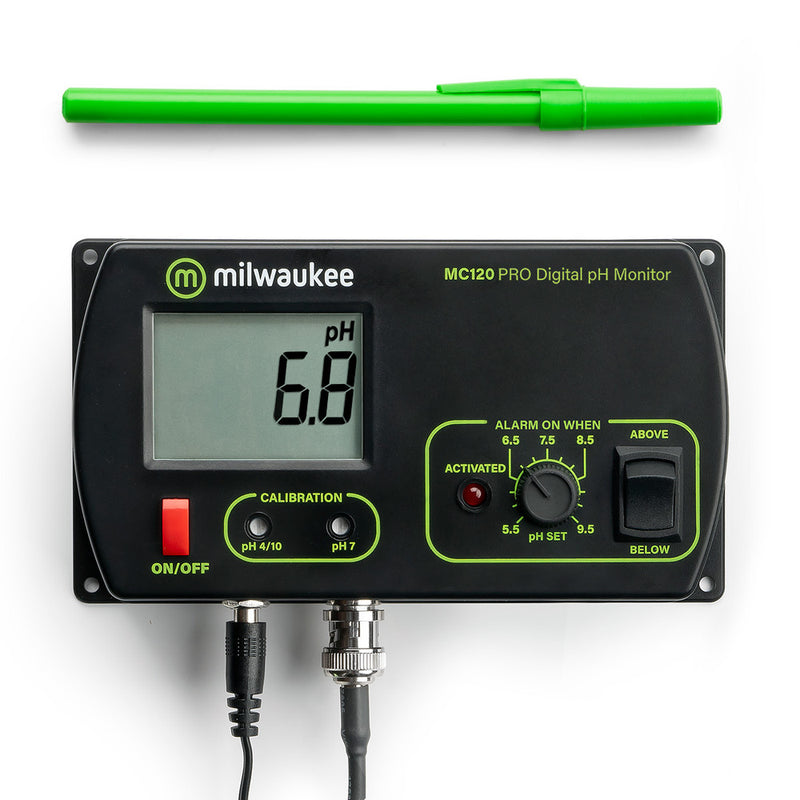 Milwaukee MC120 pH Monitor Unit, USA 110V for Aquariums