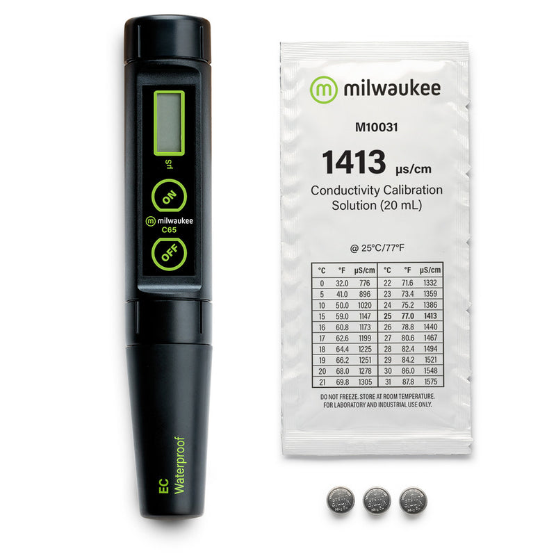 Milwaukee C65 Low Range Waterproof Conductivity Pen with ATC
