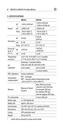 Milwaukee MW106 MAX Waterproof pH/ORP/Temp Logging Portable Meter for Brewers