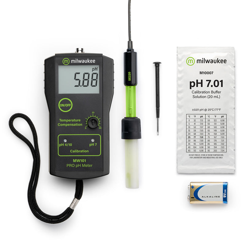 Milwaukee, MW101 Automated Portable pH/Temperature Meter
