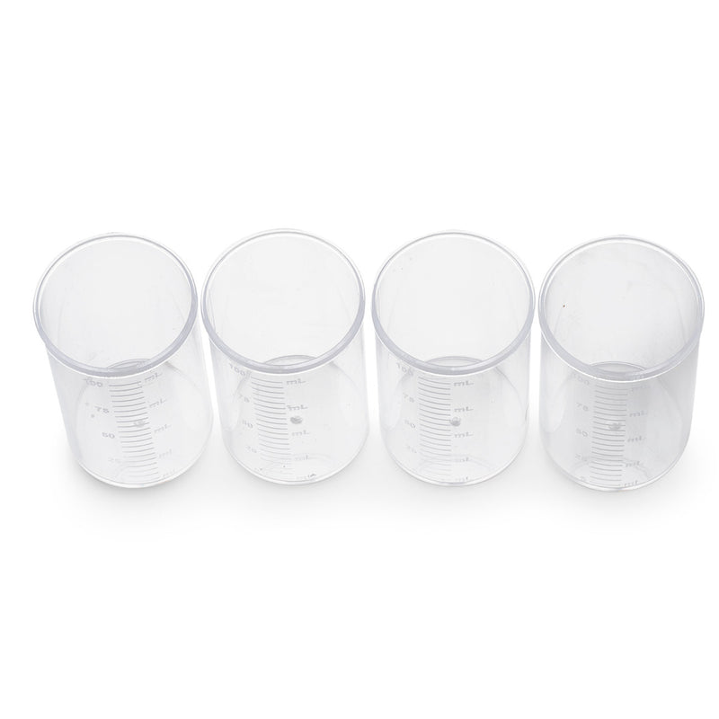 Milwaukee MI0020 50 mL Plastic Beakers (4 pcs)