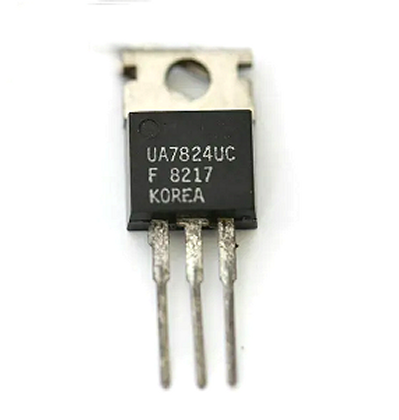 UA7824UC Positive Voltage Regulator, +24V, 1A in a T0-220 Package