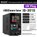 BSIDE I8 Programmable DC Power Supply 30V 10A Bench Unit