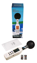 Wet Bulb Globe Heat Stress Meter with Color Coded Display