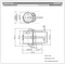 Gas Discharge Tube 90V, 10KA Surge Arrestor