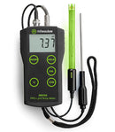 Milwaukee MW102 PRO+ 2-in-1 pH and Temperature Meter with ATC for Brewers