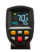 Infrared Non-Contact High Temp Thermometer 12:1 / 1742¬∞F with Color LCD and Laser Sight