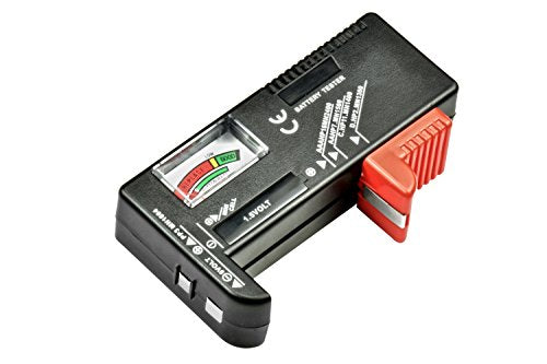 BT20 Battery Tester for AAA, AA, C, D, 9V and Button cell Batteries