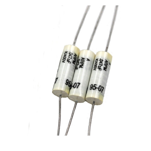 0.047uF, 400V Axial Metallized Polypropylene Capacitor, Size: 0.234" x 0.73"