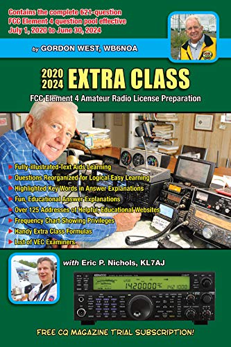 Extra Class Element 4 Exam, Study Book, 2020-2024 by Gordon West