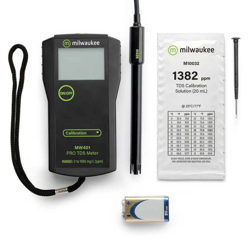 Milwaukee MW401 PRO Low Range Total Dissolved Solids Meter for Aquaculture