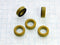 T-50-6, Yellow, Iron Powder Toroidal Core, 0.50" O.D. x 0.30" I.D. x 0.19" Hgt. U=8, Pkg of 4