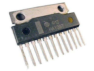 HA1397 Class B, 20W Power Amplifier, Vs=±16.5V. Iout=7.5A, Freq=5Hz-1`20khz
