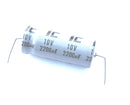Axial Electrolytic Capacitor, Polarized, 2200uF 10V, 85C, Tolerance ±20%