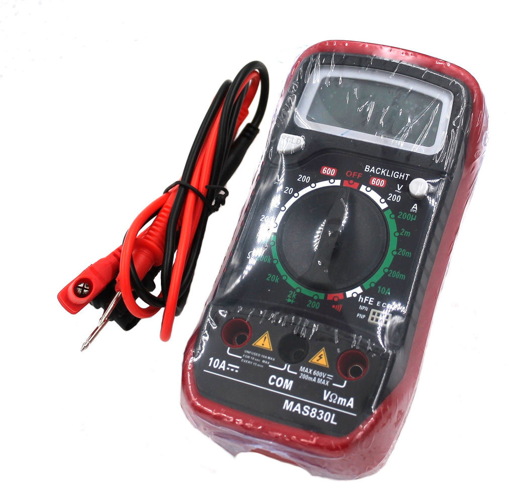 Digital Multimeter with AC/DC, Resistance, Capacitance, Transistor and ...