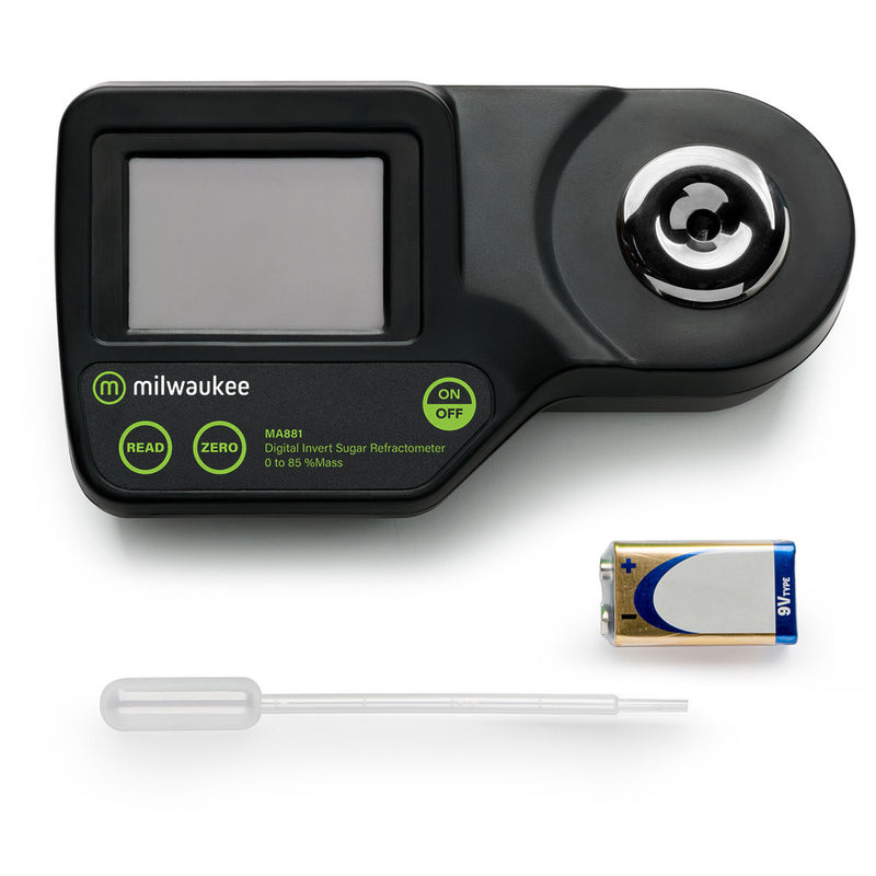 Milwaukee MA881 Digital Refractometer for Invert Sugar for Beverage producers