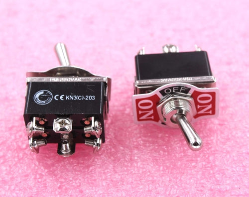 DPDT ON-OFF-ON, Toggle Switch - 20A – Alltronics LLC