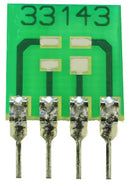 4 Pin SIP Surface Mount Adapter for SOT-143, TO-253 AA, ANALOG RA-4 PKG, etc