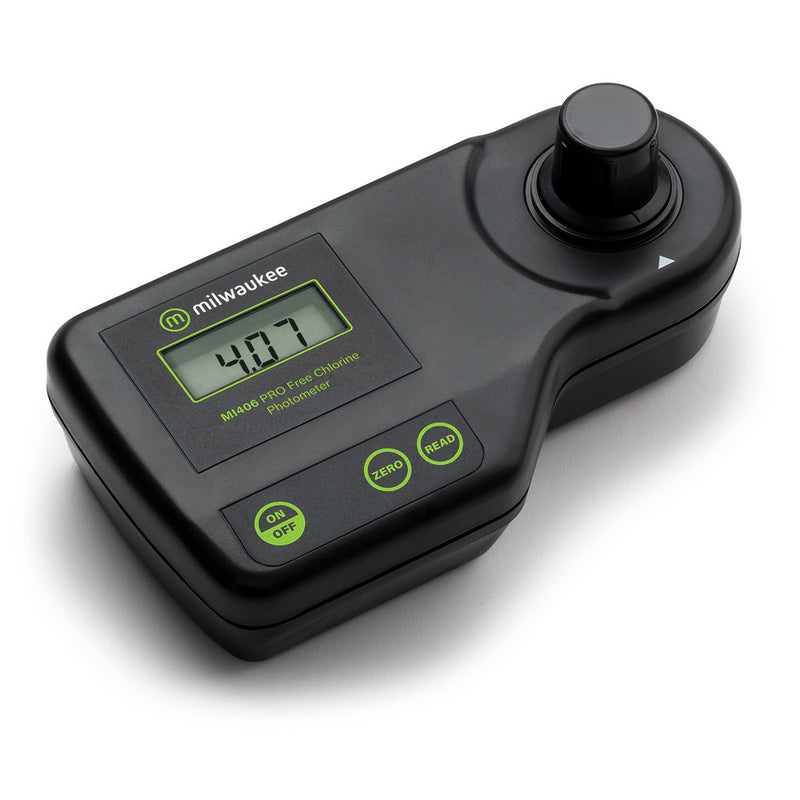 Milwaukee MI406 Free Chlorine PRO Photometer for Water Analysis,